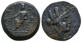 CILICIA. Tarsos. Ae (164-27 BC).

Weight: 6.6 gr
Diameter: 20 mm