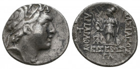 KINGS of CAPPADOCIA. Ariarathes V Eusebes Philopator. Circa 163-130 BC. AR Drachm.

Weight: 4.0 gr
Diameter: 17 mm