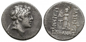 KINGS of CAPPADOCIA. Ariarathes V Eusebes Philopator. Circa 163-130 BC. AR Drachm.

Weight: 4.0 gr
Diameter: 17 mm
