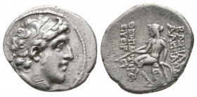 SELEUKID KINGS of SYRIA. Alexander I Balas. 152-145 BC. AR

Weight: 3.9 gr
Diameter: 18 mm