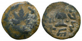 JUDAEA. Roman Procurators. (AD 59-62). Æ prutah 

Weight: 2.6 gr
Diameter: 16 mm