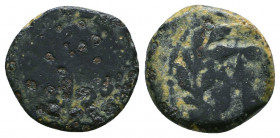JUDAEA. Roman Procurators. (AD 59-62). Æ prutah 

Weight: 1.8 gr
Diameter: 15 mm