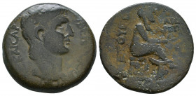 NORTHERN SYRIA or EASTERN CILICIA. Uncertain Caesarea. Claudius (41-54). Ae.

Weight: 8.9 gr
Diameter: 23 mm