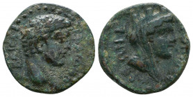SYRIA, Uncertain Caesarea. Claudius. AD 41-54. Æ 

Weight: 4.0 gr
Diameter: 19 mm