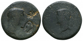 CILICIA, Olba. Titus & Domitian. As Caesars, AD 69-79 and AD 69-81. Æ 

Weight: 10.7 gr
Diameter: 23 mm