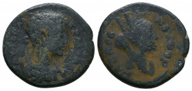 Cilicia. Anazarbos. Commodus AD 180-192. Ae

Weight: 6.2 gr
Diameter: 22 mm