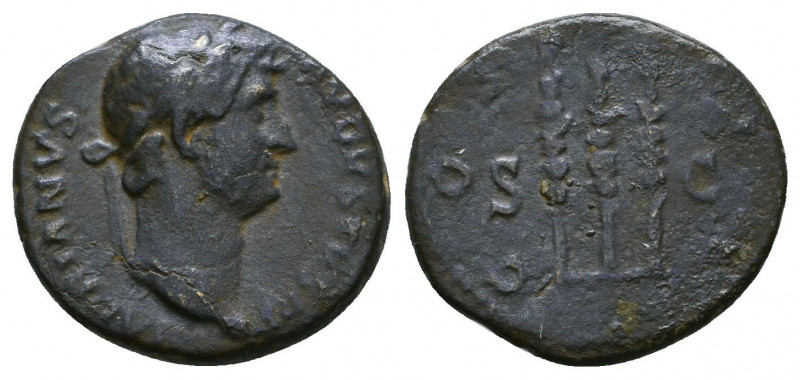 Hadrian, Quadrans 134-138, Æ

Weight: 2.7 gr
Diameter: 15 mm