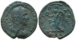 Trajan Decius, 249 – 251
Sestertius 249-251, Æ 18.67 g. IMP C M Q TRAIANVS DECIVS AVG Laureate and cuirassed bust r. Rev. VICTORIA AVG S – C Victory s...