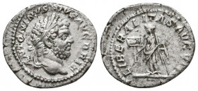 Caracalla AR Denarius. Rome, AD 206-10. 

Weight: 3.0 gr
Diameter: 18 mm