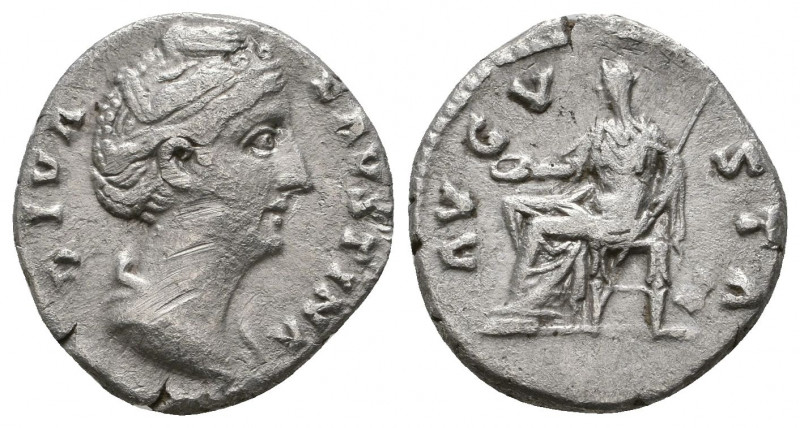 Diva Faustina Senior (AD 138-140/1). AR denarius

Weight: 3.2 gr
Diameter: 16 mm