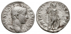 Severus Alexander AR Denarius. Rome, AD 231-235. 

Weight: 2.1 gr
Diameter: 17 mm