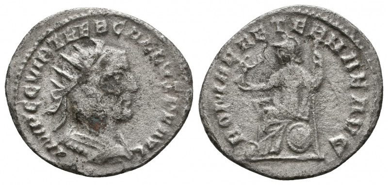 Trebonianus Gallus. AD 251-253. AR Antoninianus 

Weight: 2.4 gr
Diameter: 21 mm