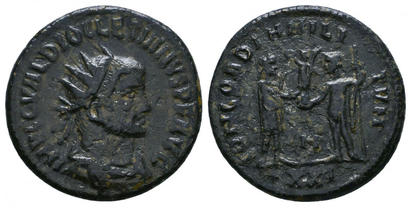 Diocletian. A.D. 284-305. AE antoninianus 

Weight: 4.3 gr
Diameter: 21 mm