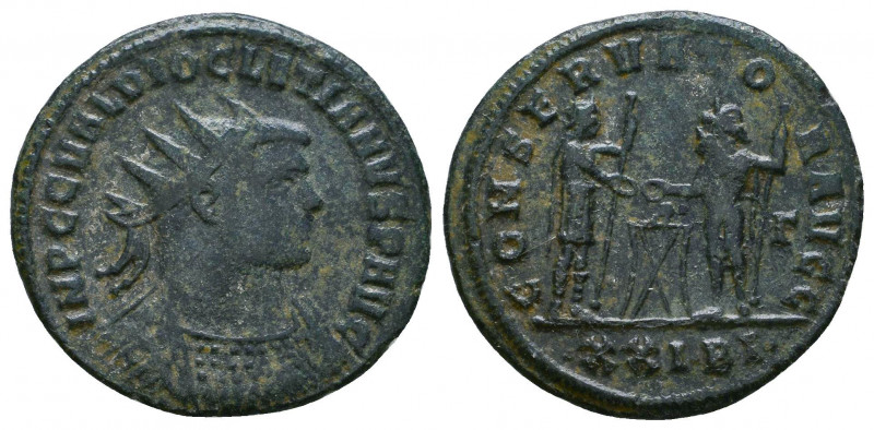 Diocletian. A.D. 284-305. AE antoninianus 

Weight: 3.3 gr
Diameter: 22 mm