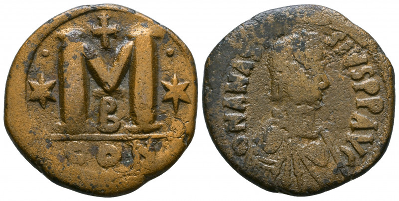 Anastasius I. 491-518. Æ Follis

Weight: 16.0 gr
Diameter: 30mm