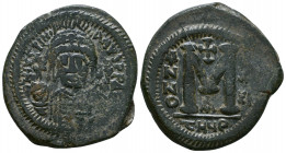 Justinian I. 527-565. Æ Follis

Weight: 19.6 gr
Diameter: 36 mm