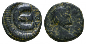 Justinian I. 527-565. Æ Nummi

Weight: 1.8 gr
Diameter: 11 mm