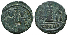 JUSTIN II. 565-578 AD. Æ Half Follis

Weight: 3.4 gr
Diameter: 18 mm