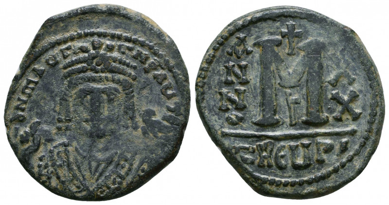 MAURICE TIBERIUS. 582-602 AD. Æ Follis

Weight: 10.0 gr
Diameter: 29 mm