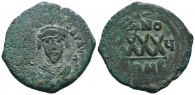 Phocas (602-610). Ae. Follis.

Weight: 12.8 gr
Diameter: 30 mm