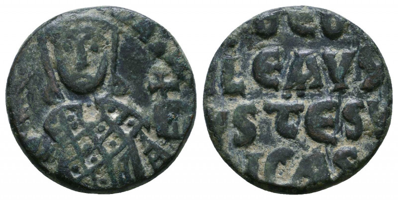 Byzantine Coins THEOPHILOS 829-842. AE-Follis , 

Weight: 4.4 gr
Diameter: 19 mm