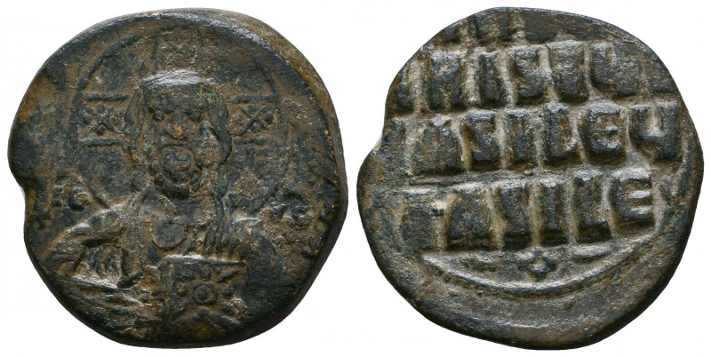 BYZANTINE EMPIRE. 9th - 11th Century. AE Anonymous Follis..

Weight: 10.8 gr
Dia...