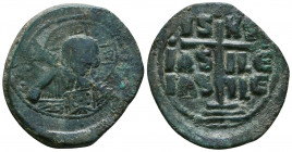 BYZANTINE EMPIRE. 9th - 11th Century. AE Anonymous Follis..

Weight: 10.5 gr
Diameter: 32 mm