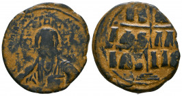 BYZANTINE EMPIRE. 9th - 11th Century. AE Anonymous Follis..

Weight: 10.5 gr
Diameter: 30 mm