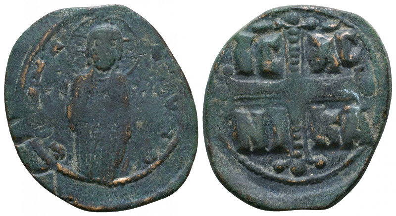 BYZANTINE EMPIRE. 9th - 11th Century. AE Anonymous Follis..

Weight: 9.0 gr
Diam...