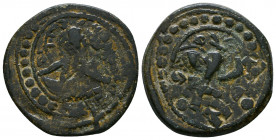 BYZANTINE EMPIRE. 9th - 11th Century. AE Anonymous Follis..

Weight: 7.5 gr
Diameter: 27 mm