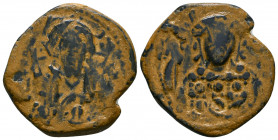 BYZANTINE EMPIRE. 9th - 11th Century. AE Anonymous Follis..

Weight: 8.7 gr
Diameter: 27 mm