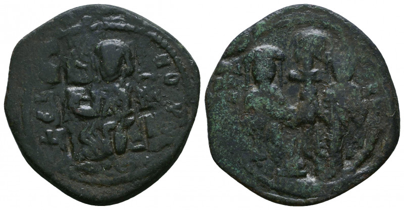 BYZANTINE EMPIRE. 9th - 11th Century. AE Anonymous Follis..

Weight: 7.2 gr
Diam...