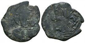 CRUSADERS, Edessa. Baldwin I. 1098-1100. Æ Fals, Countermark !

Weight: 5.4 gr
Diameter: 27 mm