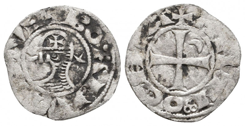 CRUSADERS, Antioch. Bohémond III. 1163-1201. AR Denier

Weight: 0.7 gr
Diameter:...