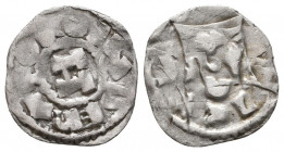 CRUSADERS, Antioch. 1149-1163. AR Denier

Weight: 0.8 gr
Diameter: 12 mm