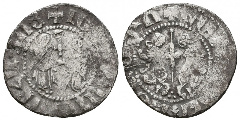 Cilician Armenia. Royal . Levon I. 1198-1219. AR Tram. Coronation issue. 

Weigh...