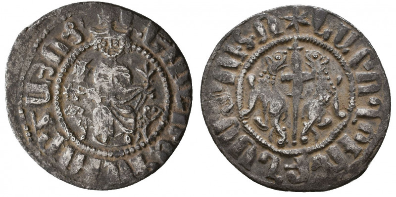 ARMENIA, Cilician Armenia. Royal . Levon I. 1198-1219. AR Tram

Weight: 2.7 gr
D...