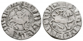 ARMENIA, Cilician Armenia. . 12th -13th C. AR Silver Coin.

Weight: 2.3 gr
Diameter: 20 mm