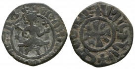 Cilician Ancient Armenia. King Hetoum I, 1226-1270 AD. Copper kardez.

Weight: 5.7 gr
Diameter: 23 mm