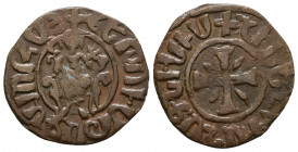 Cilician Ancient Armenia. King Hetoum I, 1226-1270 AD. Copper kardez.

Weight: 3.3 gr
Diameter: 23 mm