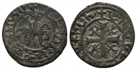 Smpad, 1296-1298 AD. Copper pogh.

Weight: 2.3 gr
Diameter: 18 mm