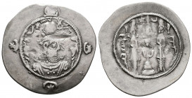 Sasanids Silver Coins, Ar

Weight: 3.9 gr
Diameter: 30 mm