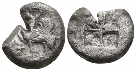 ISLANDS off IONIA, Chios. Circa 490-435 BC. AR Stater

Weight: 12.0 gr
Diameter: 22 mm