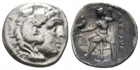 Kings of Macedon. Ale.ander III 'the Great' (336-323 BC). AR Drachm.

Weight: 4.0 gr
Diameter: 18 mm