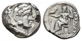 Kings of Macedon. Ale.ander III 'the Great' (336-323 BC). AR Drachm.

Weight: 1.7 gr
Diameter: 13 mm
