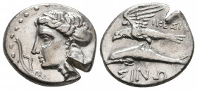 PAPHLAGONIA, Sinope. Circa 410-350 BC. AR Drachm 

Weight: 5.9 gr
Diameter: 18 mm
