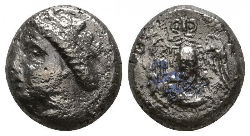 Pontos, Amisos. Late 5th-4th century B.C. AR drachm

Weight: 3.0 gr
Diameter: 13...