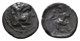 Greek AR Silver Obol, Ca. 350-300 BC..

Weight: 0.5 gr
Diameter: 9 mm