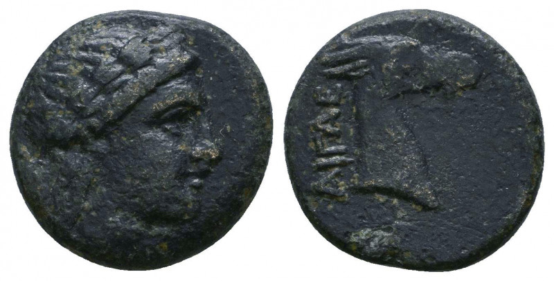 AEOLIS, AIGAI 4-3 century BC. Ae

Weight: 4.0 gr
Diameter: 16 mm