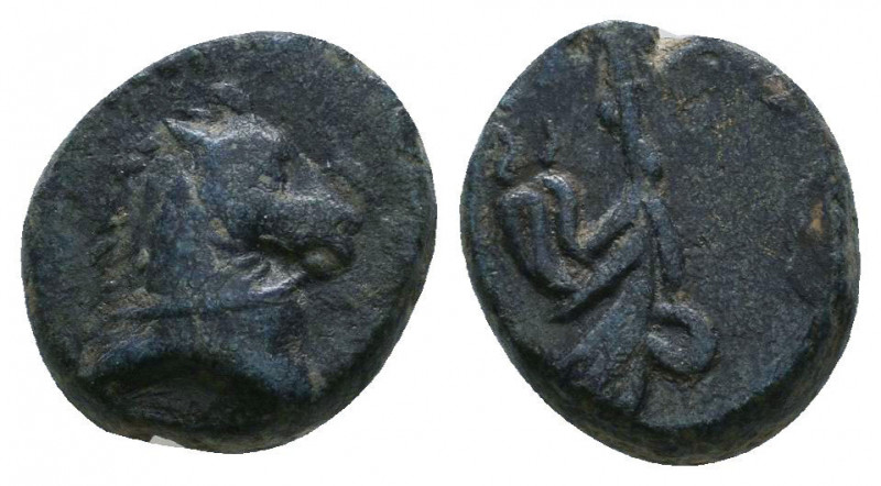 PONTOS. Uncertain. Ae (Circa 130-100 BC).

Weight: 2.2 gr
Diameter: 11 mm